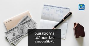 งบแสดงการเปลี่ยนแปลงส่วนของผู้ถือหุ้น